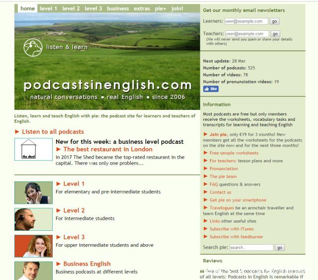 9个适组成人前进英语听力技能的网站