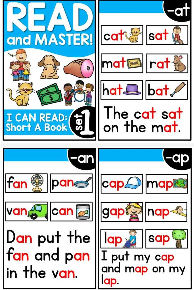 英语启蒙美国幼儿园孩子运用的天然拼读材料-软实力英语